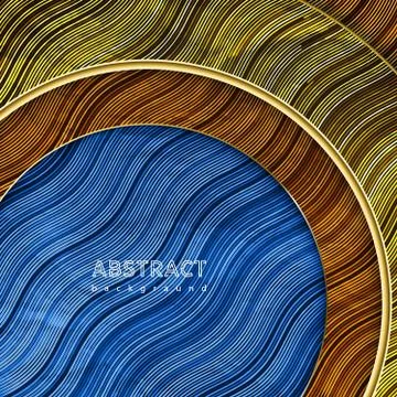 Abstract waves background. Vector geometric illustration. Graphic design elem Stock Illustration