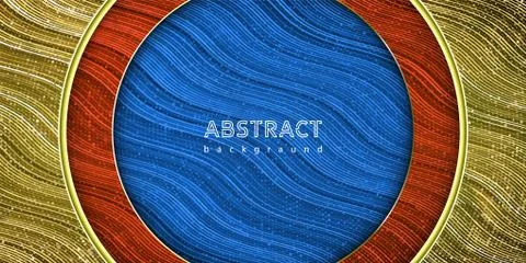 Abstract waves background. Vector geometric illustration. Graphic design elem Stock Illustration