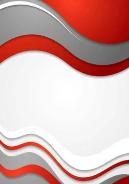 Abstract waves background. Vector illustration Wavy bright vector template... Stock Photos