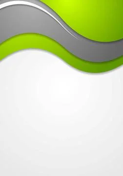 Abstract waves background. Vector illustration Wavy bright vector template... Stock Photos