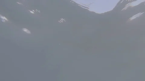 Abstract waves from beneath water as a metaphor for unconscious dream sedated Stock-Footage 128186146