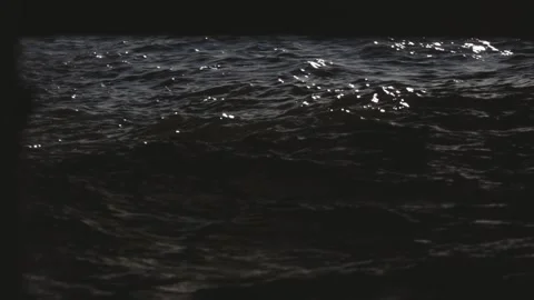 Abstract waves of black water Stock Footage 237709386