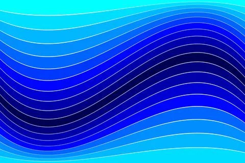 Abstract waves. Blue abstract background Stock Illustration