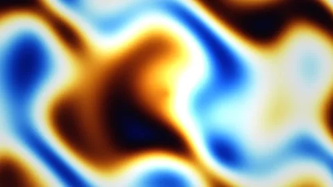 Abstract waves of blue and brown colors create smooth Stock Footage 337968051