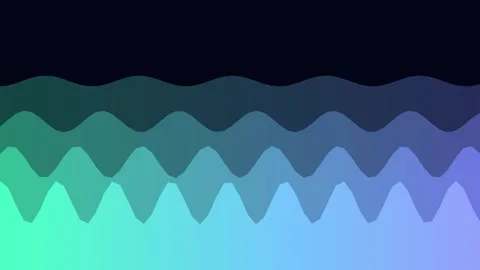 Abstract waves of blue and green light gently transition across a dark back.. Stock Footage 339947781