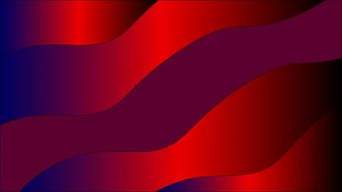 Abstract waves of deep red and dark blue create a dynamic and flowing visual tex Stock Illustration