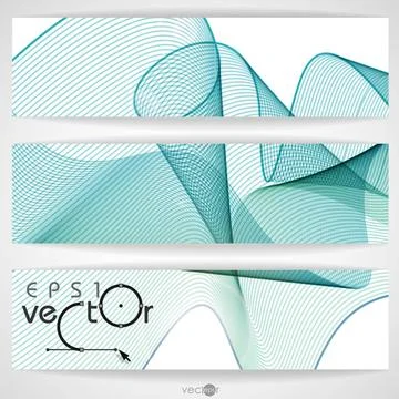 Abstract Waves Design. Abstract Waves Design. Vector Illustration. Eps 10.... Foto stock