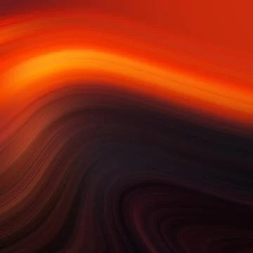 Abstract waves of fiery reds oranges and yellows creating a dynamic energet.. Stock Illustration
