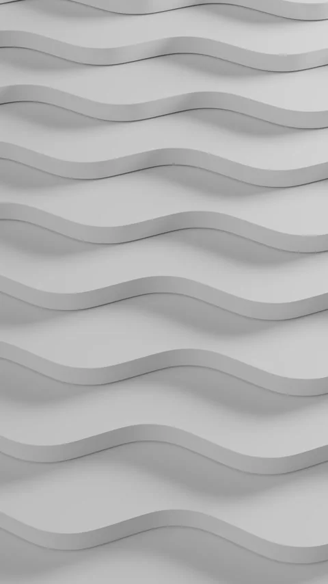 Abstract waves flowing in smooth patterns create dynamic shapes and textures Stock Footage 320529619