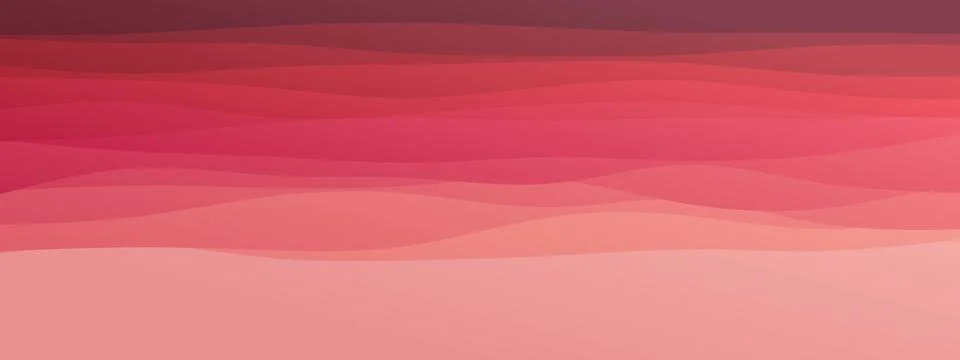 Abstract waves fluid shape levels background bright color gradient. Trendy Stock Illustration