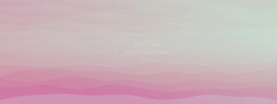 Abstract waves fluid shape levels background bright color gradient. Trendy te Stock Illustration