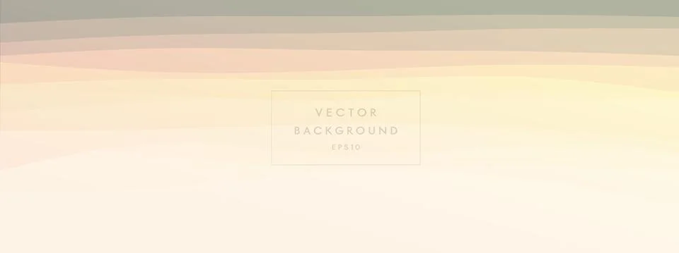 Abstract waves fluid shape levels background delicate pastel color gradient.  Stock Illustration