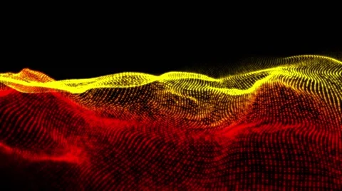 Abstract Waves Stock Footage 46040239