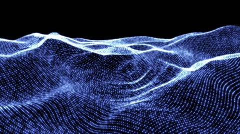 Abstract Waves Stock Footage 46041474