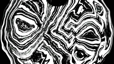 Abstract waves Stock Footage 166864143