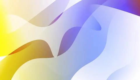 Abstract Waves. Futuristic Technology Style Background. For Creative Template Stock Illustration