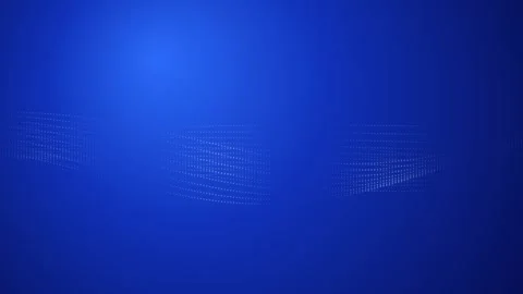 Abstract waves of glowing digital particles moving across smooth dark blue .. Stock Footage 342322320