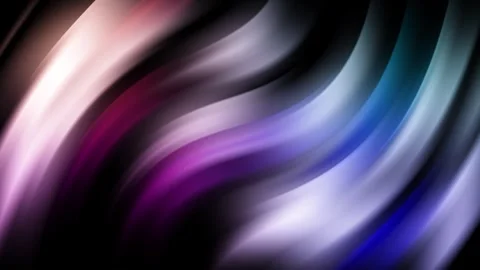 Abstract waves of glowing multicolored light high quality 4K stock video Stock-Footage 338122599