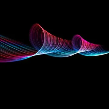 Abstract waves Stock Illustration