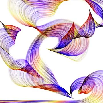 Abstract waves Stock Illustration