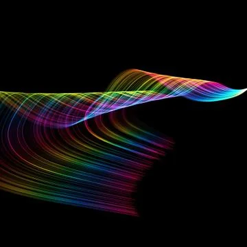 Abstract waves Stock Illustration