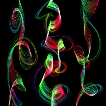 Abstract waves Stock Illustration