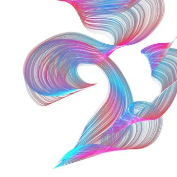 Abstract waves Stock Illustration