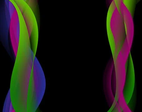 Abstract waves  Stock Illustration