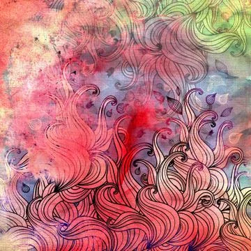 Abstract waves Stock Illustration