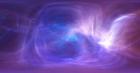 Abstract waves of iridescent glowing energy magical cosmic galactic wind br.. Stock Illustration