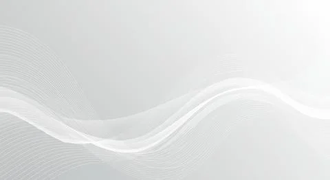 Abstract waves in monochrome Stock Illustration