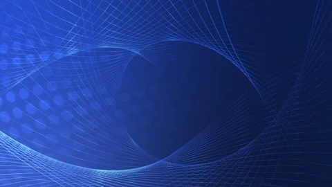 Abstract Waves Motion Background in blue Stock Footage 235660189