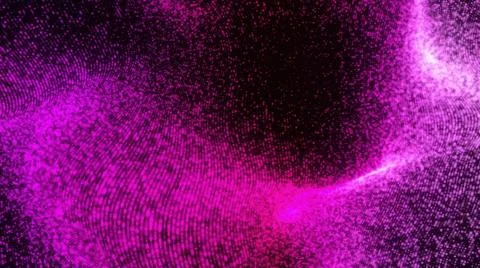 Abstract waves particles Abstract waves particles. Computer generated 3d r... Stock Photos