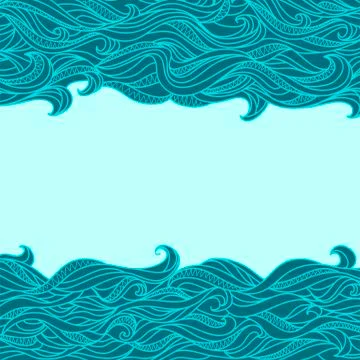 Abstract  Waves Pattern, Background 스톡 일러스트