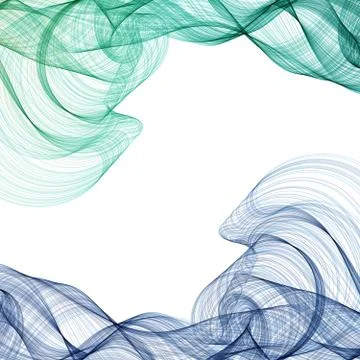 Abstract waves pattern Illustrazione stock