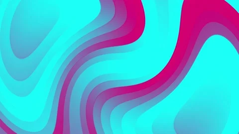 Abstract Waves Psychedelic Video stock 150097785