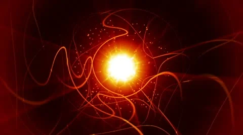 Abstract waves with shine Stock Footage 10751423