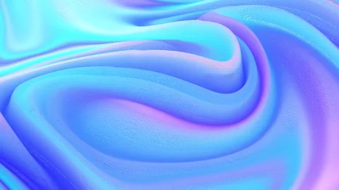Abstract Waves of Soothing Blue and Purple Fluid Colors Creating a Surreal .. Stock Footage 341781461