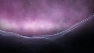 Abstract Waves Space Landscape With Stars Background Stock Footage