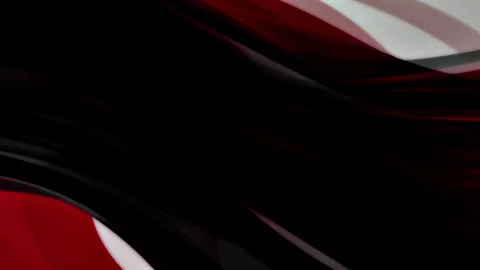 Abstract waves a symphony of motion in hues of red and black Stock Footage 303581153