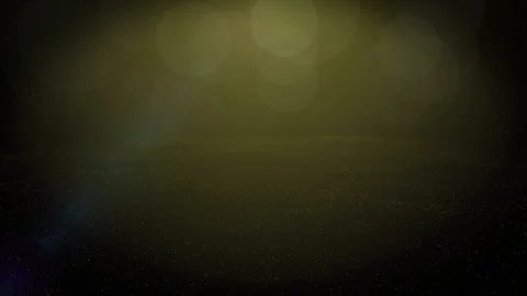 Abstract waves from tiny particles moving on the dark yellow or golden Stock Footage 97688659