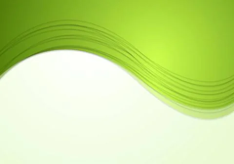 Abstract waves vector background Abstract green waves vector background Co... Stock Photos