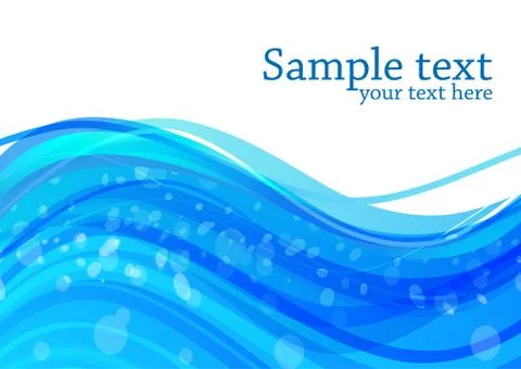 Abstract waves. Vector illustration Stock Illustration