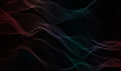 Abstract waves -   vector illustration Stock Illustration