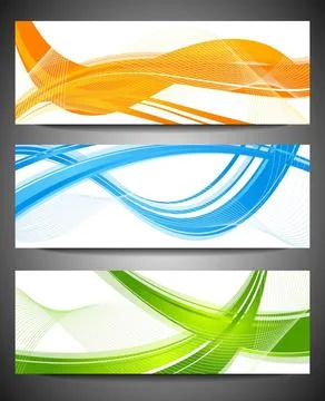 Abstract waves on white background. Eps 10 vector Abstract waves on white ... Foto stock