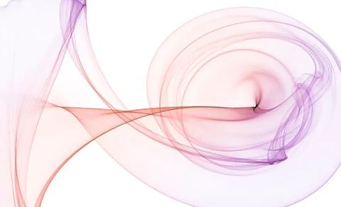Abstract waves on white background Stock Illustration