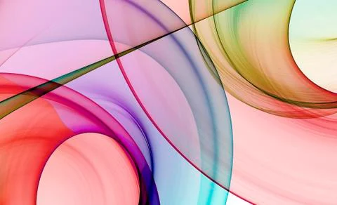 Abstract waves on white background Stock Illustration