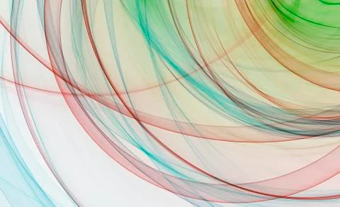 Abstract waves on white background Stock Illustration