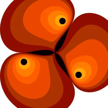 Abstract waves on white background Stock Illustration