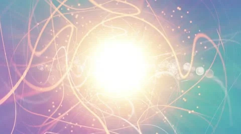 Abstract waves with white shine Stock Footage 10751380